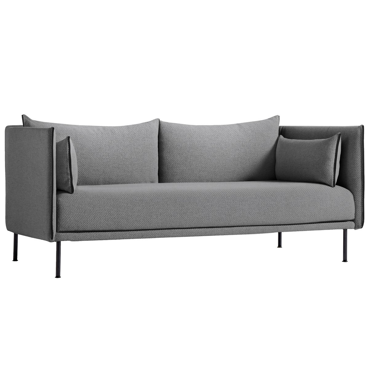 HAY Silhouette sohva 2-ist, Coda 182/Sense black - musta teräs