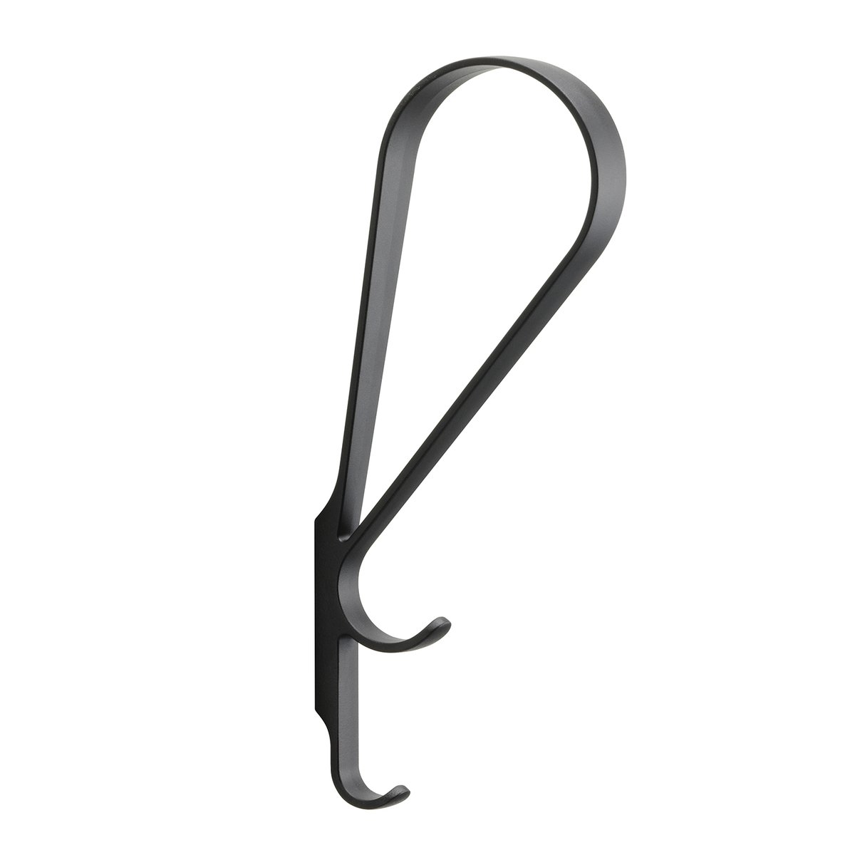 Nero Mumusuki Appendiabiti Minimalista Nordico Parete Acciaio Inossidabile Gancio Adesivo Lega di Zinco per la Parete Porta Bagno Cucina