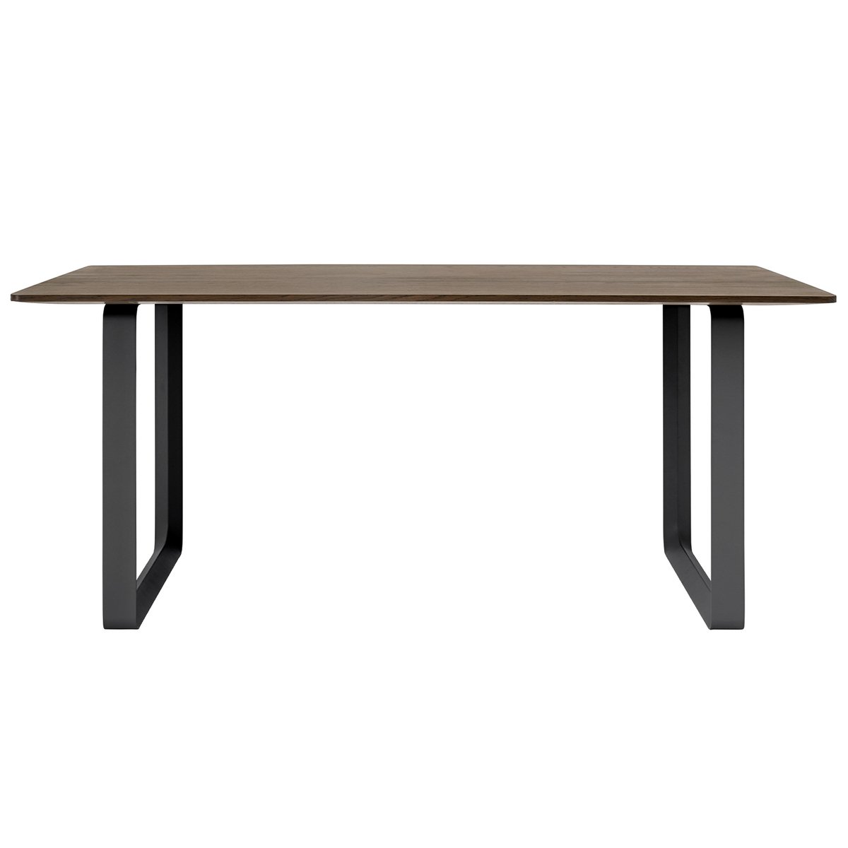 Muuto 70/70 table, 170 x 85 cm, solid smoked oak - black | Pre-used .