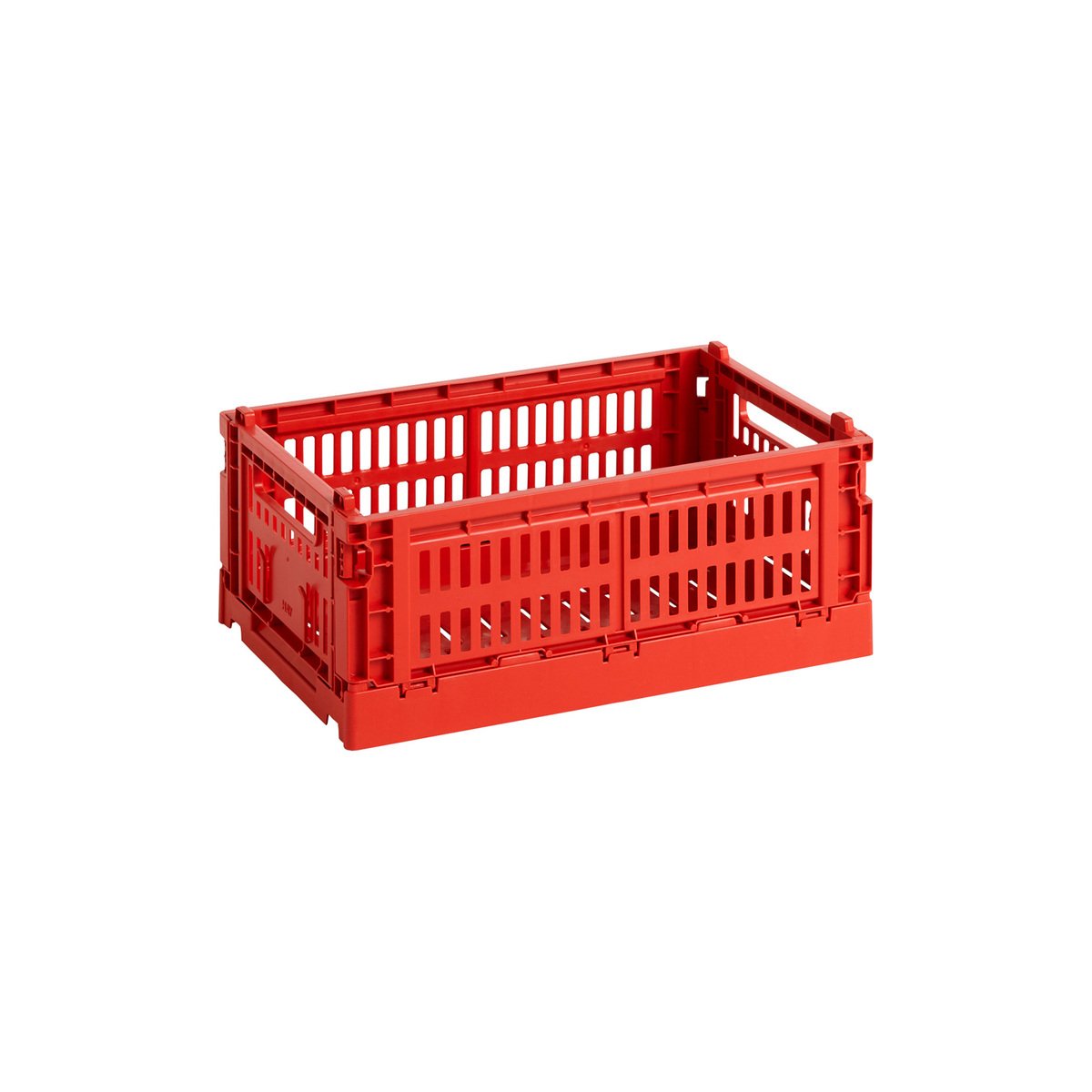 HAY Colour Crate, S, recycled plastic, red
