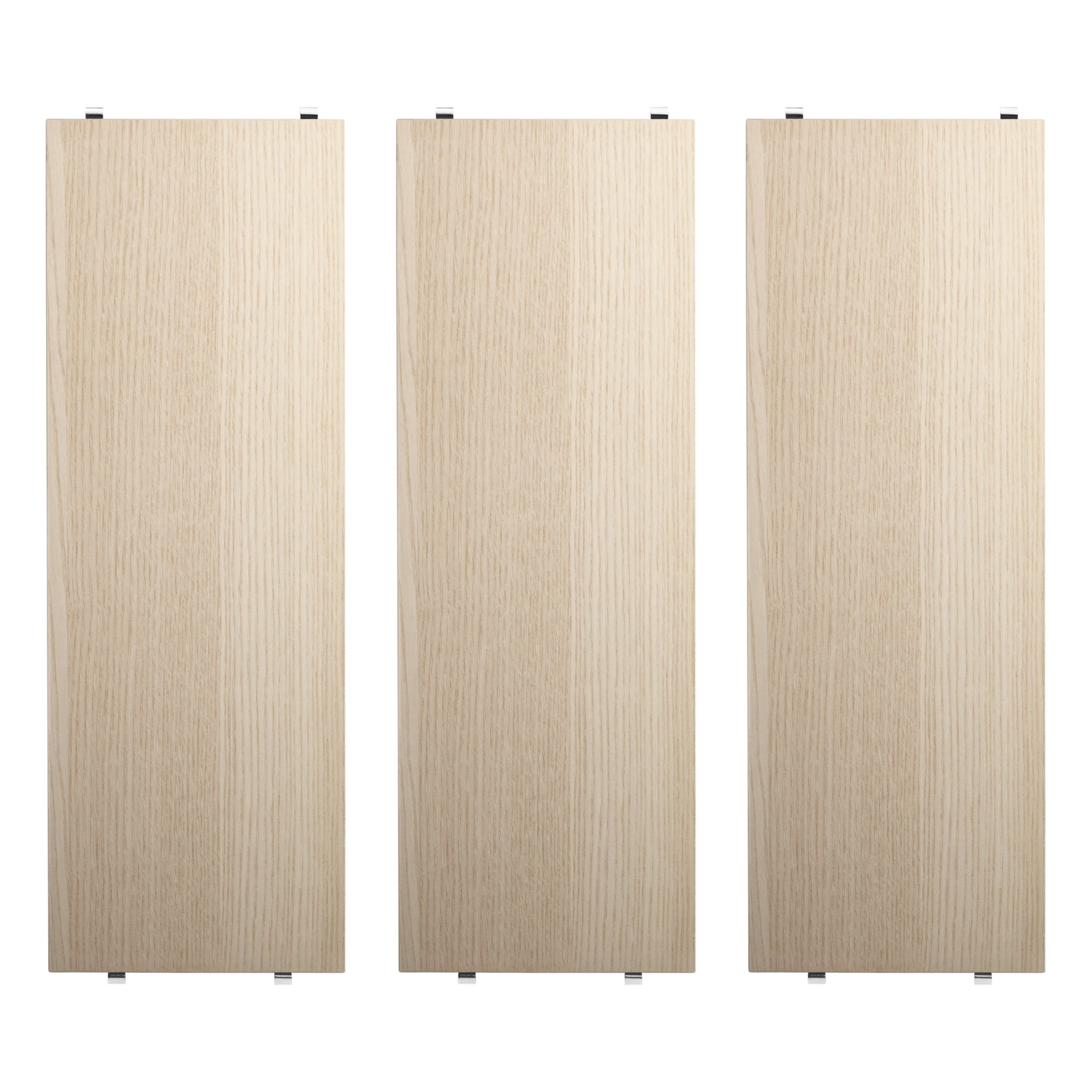 String shelf 58 x 20 cm, 3-pack, ash