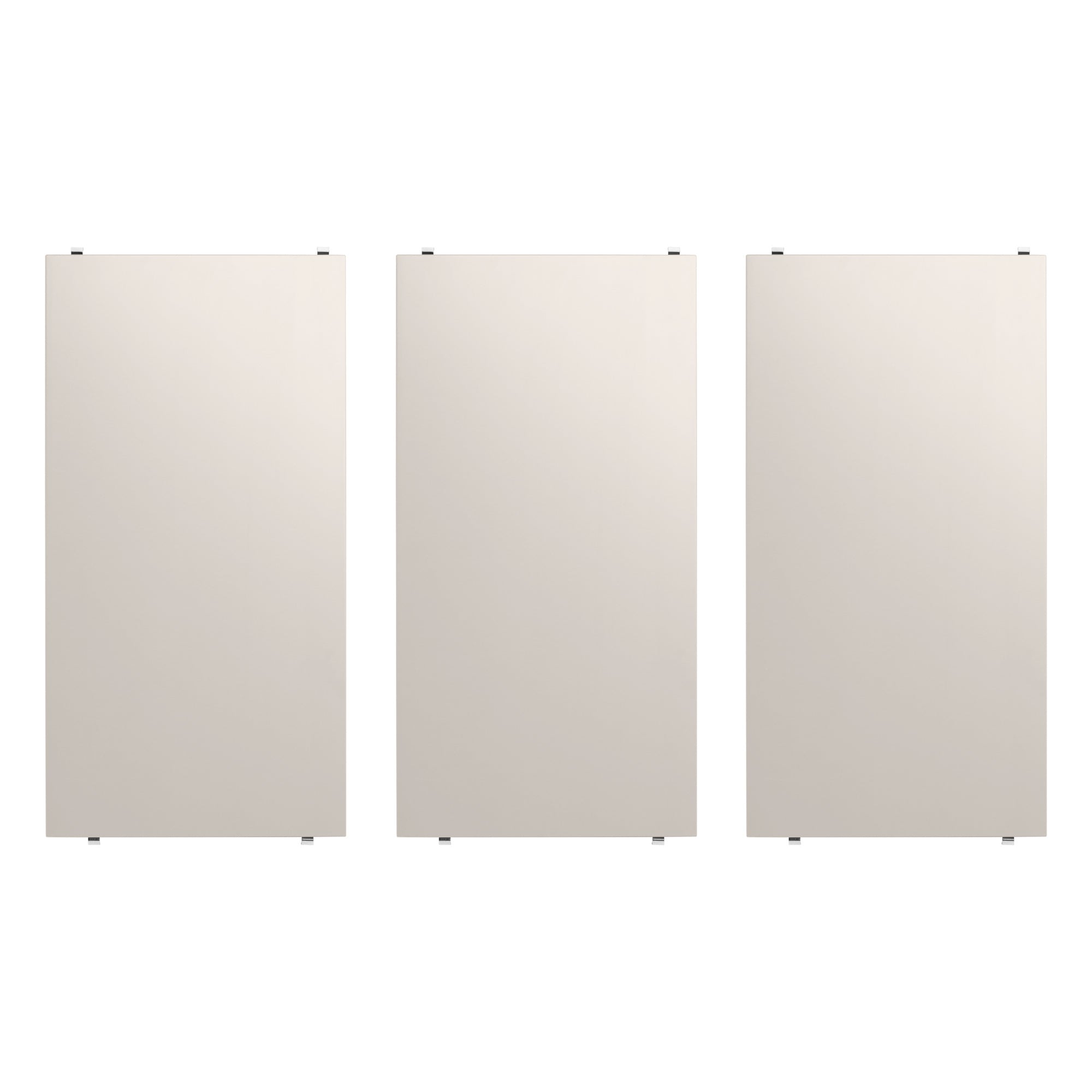 String shelf 58 x 30 cm, 3-pack, beige