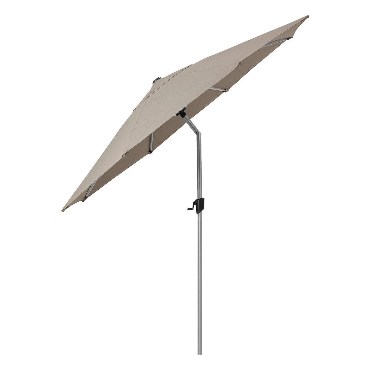 bagage Koning Lear goochelaar Cane-line Sunshade parasol, with tilt, taupe - silver | Finnish Design Shop