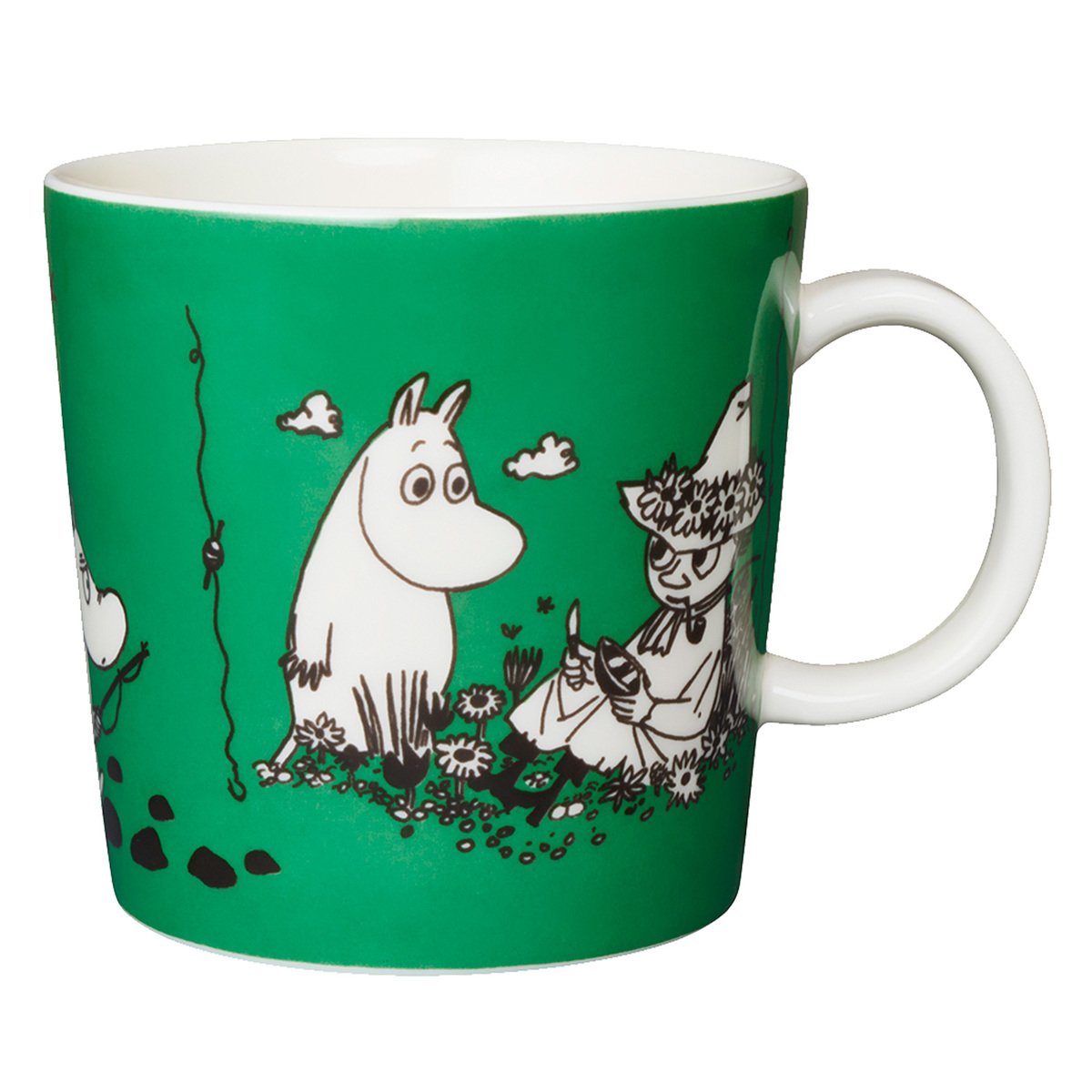 Moomin Arabia Moomin Mug, Dark Green 