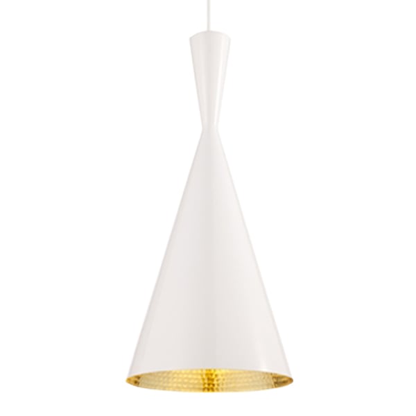 Tom Dixon Tall LED pendant, white | Finnish Design Shop