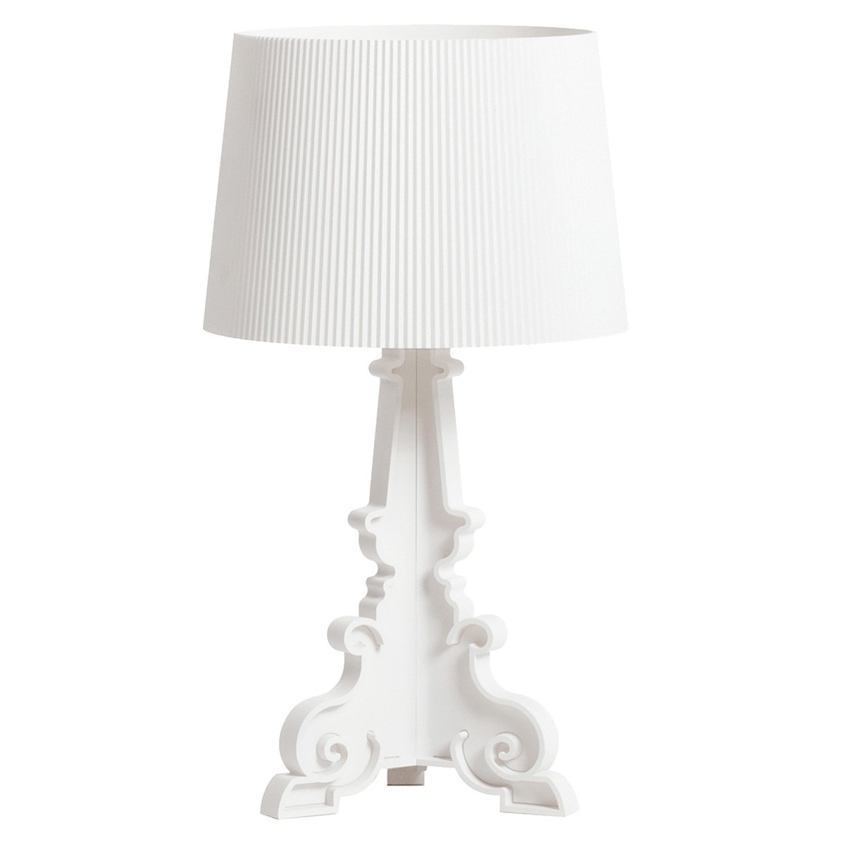 Kartell Bourgie Table Lamp Matt White, How To Use Table Lamp