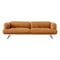 &Tradition Inland AV23 3-seater sofa, cognac leather | Pre-used design ...