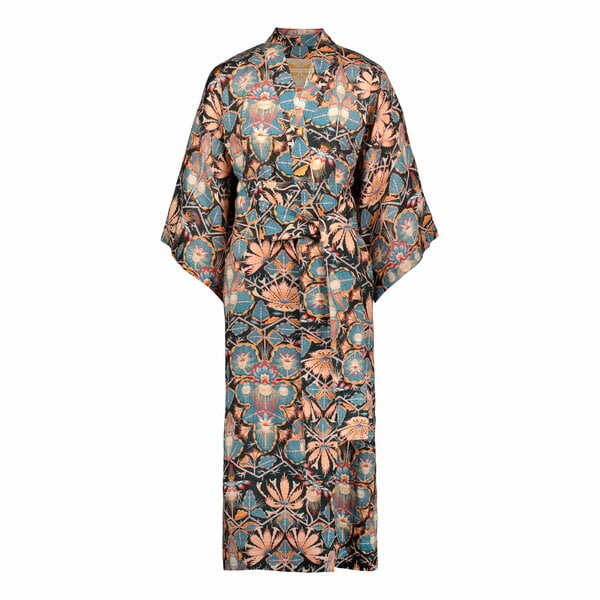 Klaus Haapaniemi & Co. Schizostylus Yukata dressing gown, linen ...
