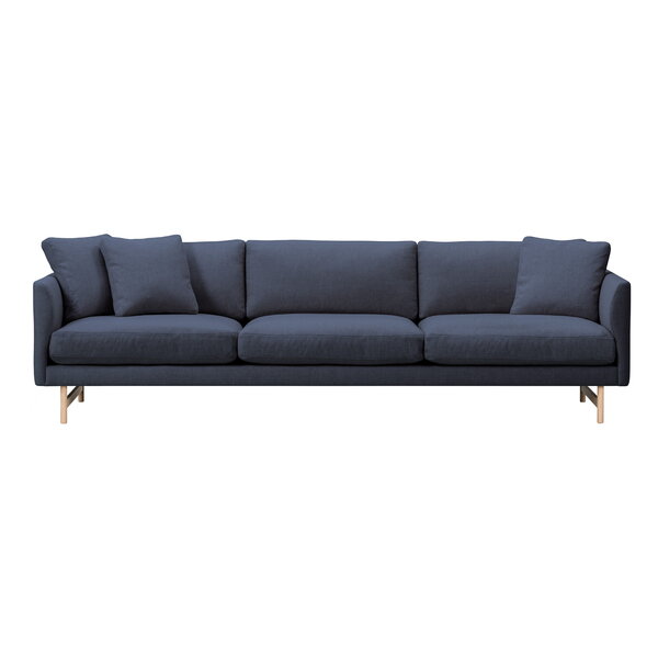 Fredericia Calmo sofa 80, 3-seater, lacquered oak - Sunniva 783 ...