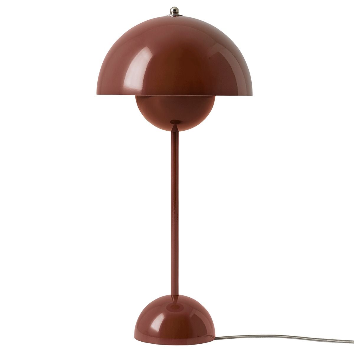 &Tradition Flowerpot Vp3 Table Lamp, Red Brown
