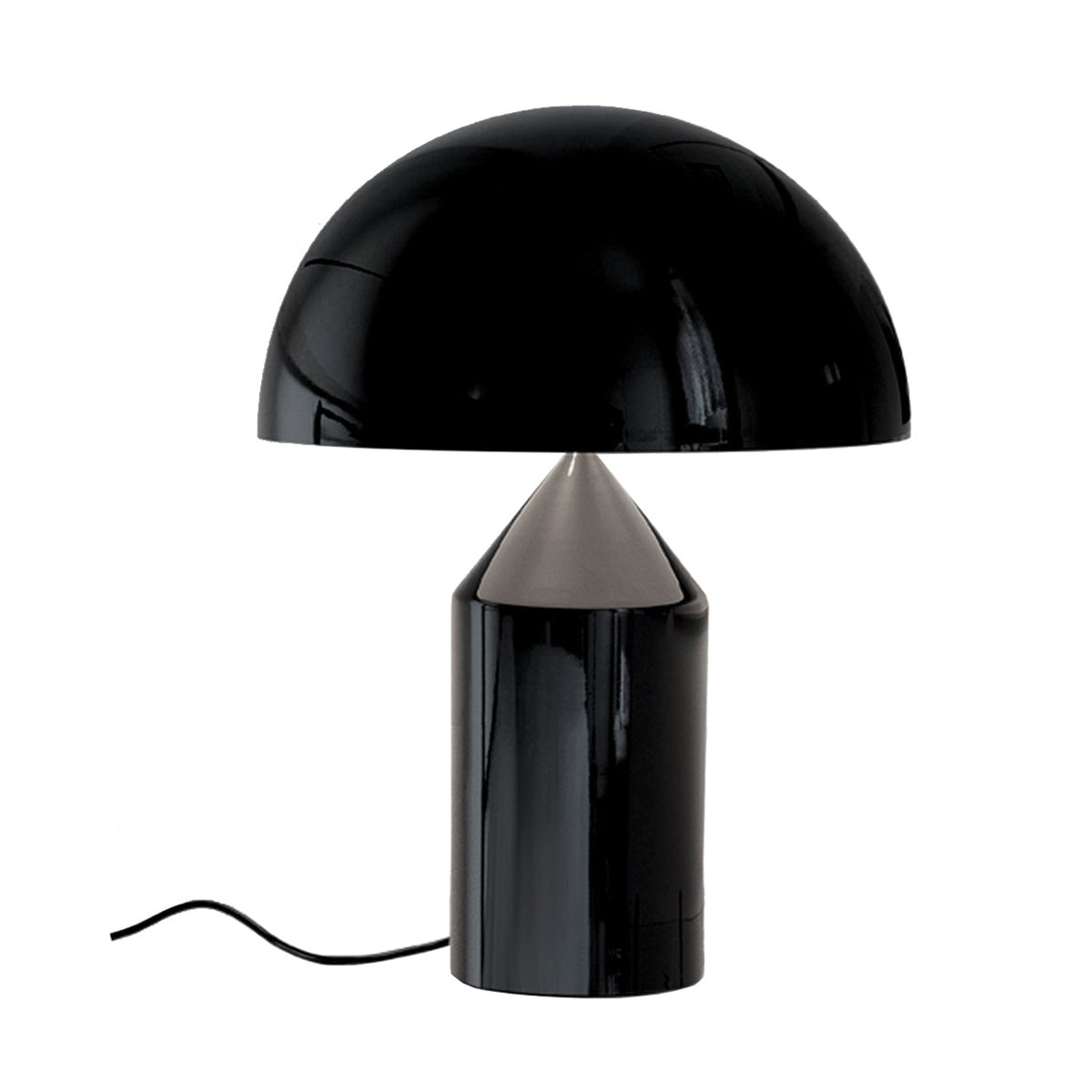Oluce Atollo 238 Table Lamp Black, How High Should A Light Be Over Table Lamps