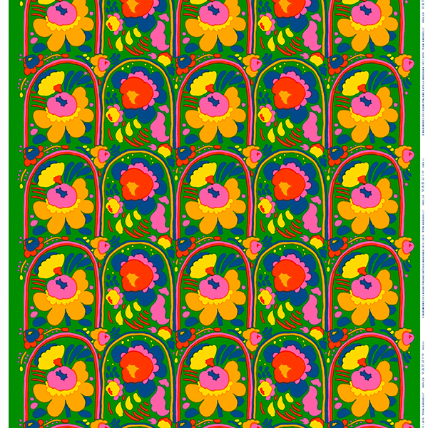 Marimekko Pieni Karuselli fabric | Pre-used design | Franckly