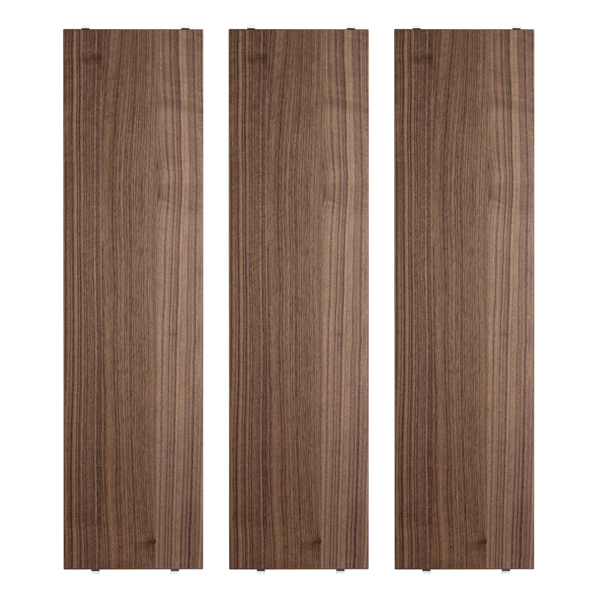 String shelf 78 x 20 cm, 3-pack, walnut