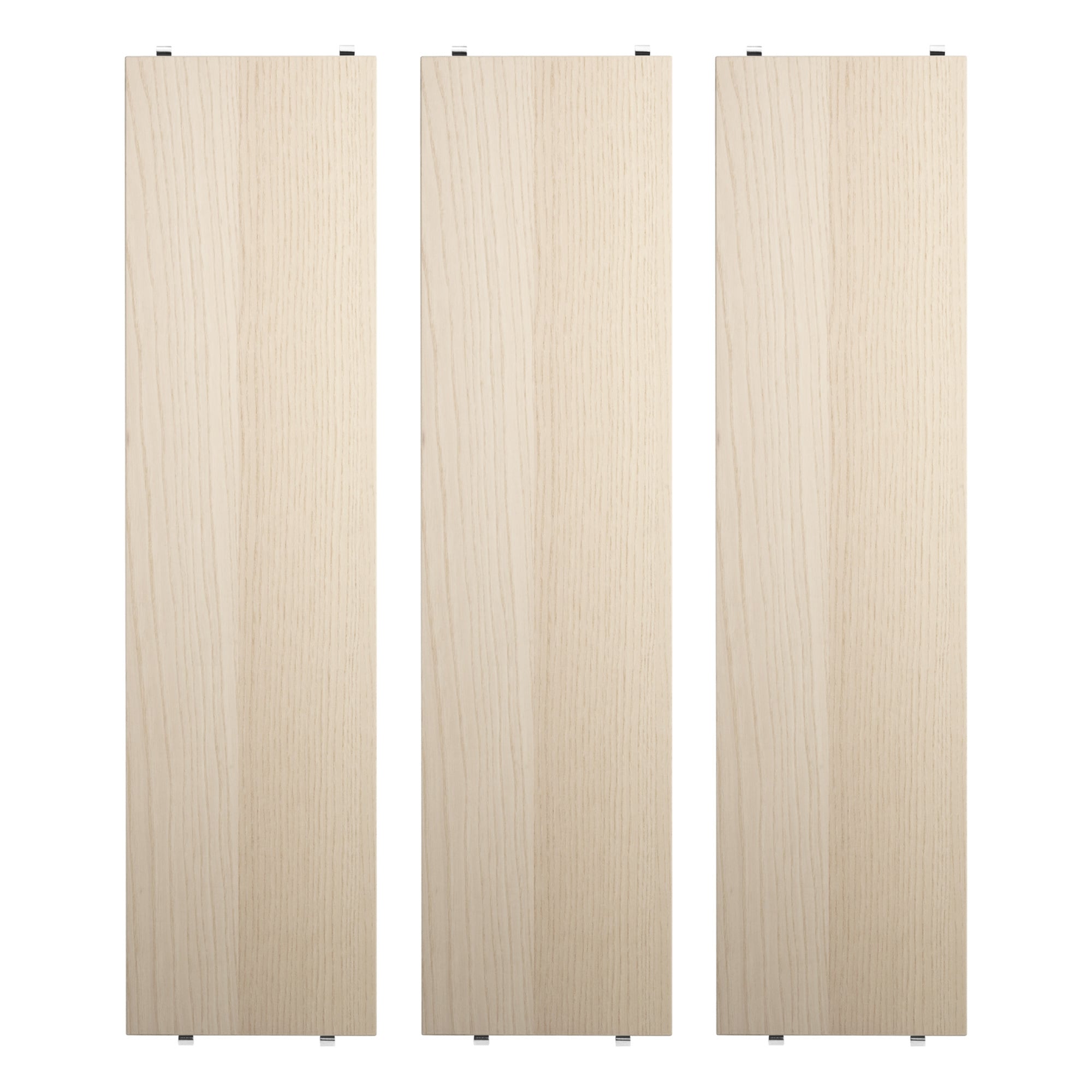 String shelf 78 x 20 cm, 3-pack, ash