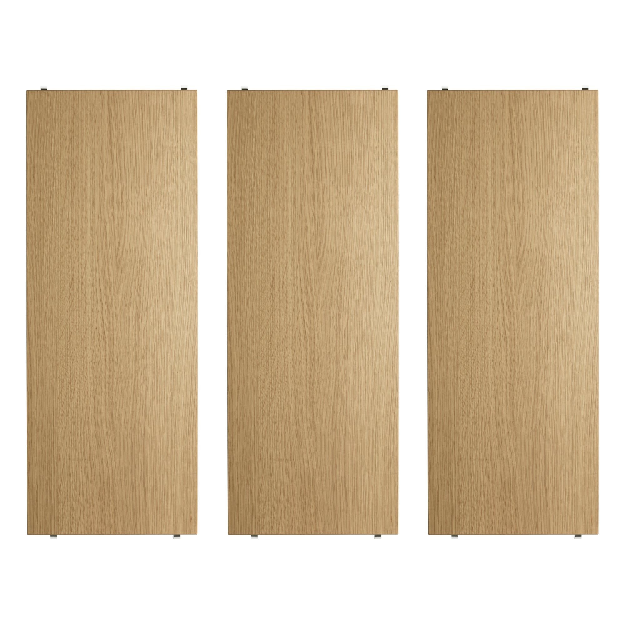 String shelf 78 x 30 cm, 3-pack, oak