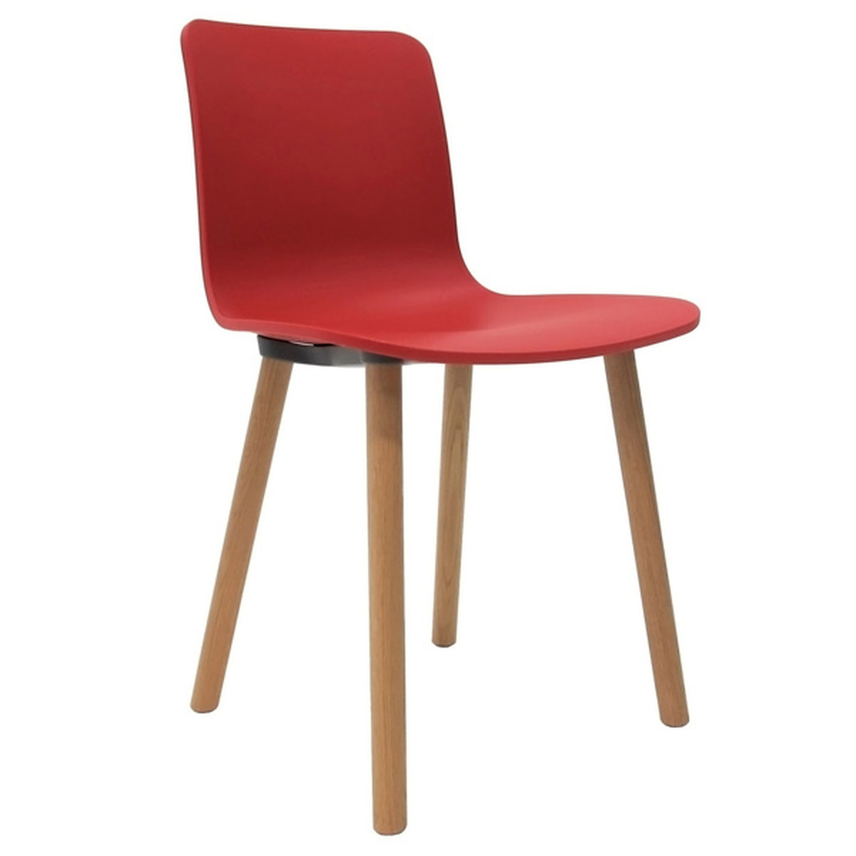 Vitra HAL Wood chair, oak - brick | Pre-used design | Franckly