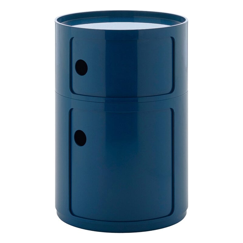 Kartell Componibili Big storage unit, 2 modules, blue | Finnish