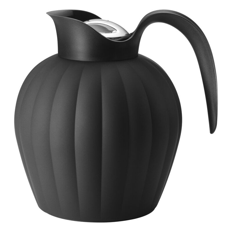 Georg Jensen Bernadotte thermo jug, 0.8 L, midnight black, product image