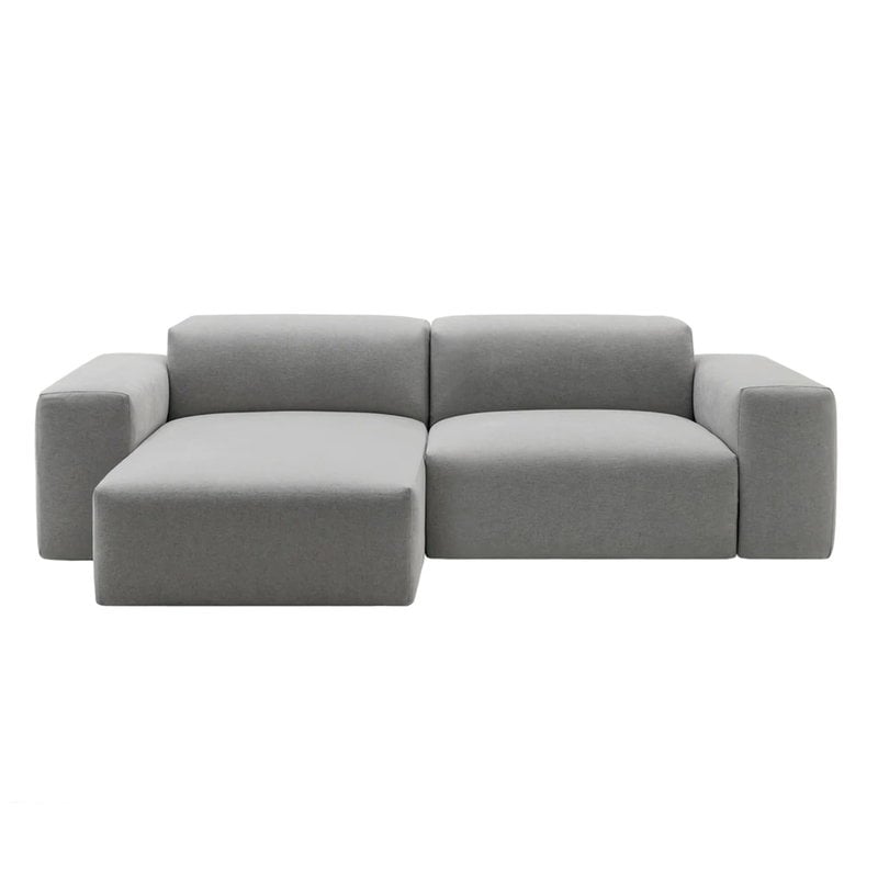Basta Cubi Studio Sofa Chaise Longue, Grey Sofa Chaise Longue