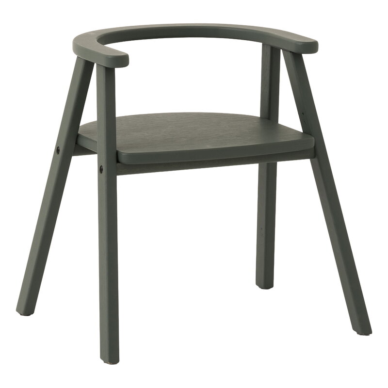 Nobodinoz Growing Green kids' chair, deep green, view 1
