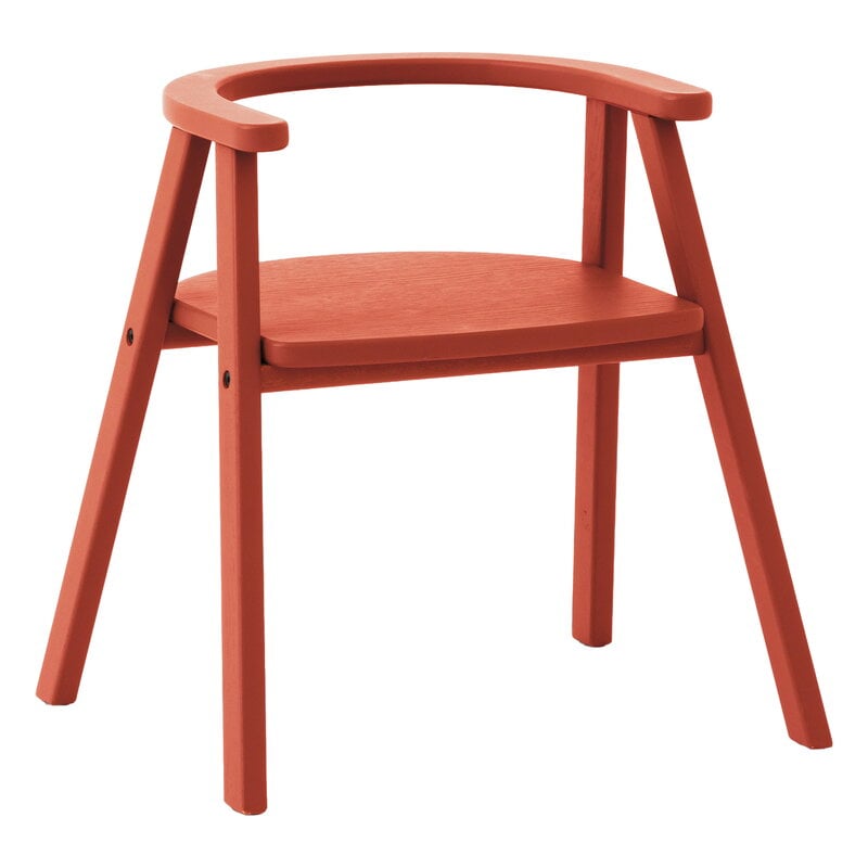 Nobodinoz Growing Green kids' chair, red, view 1