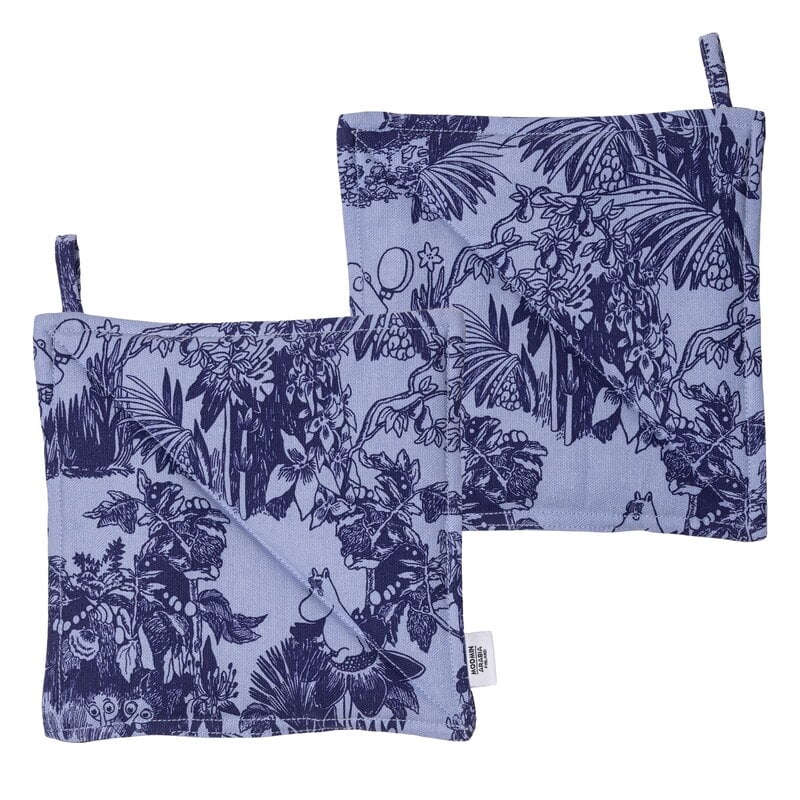 Moomin Arabia Moomin presine, 2 pz, Mystical Forest blu