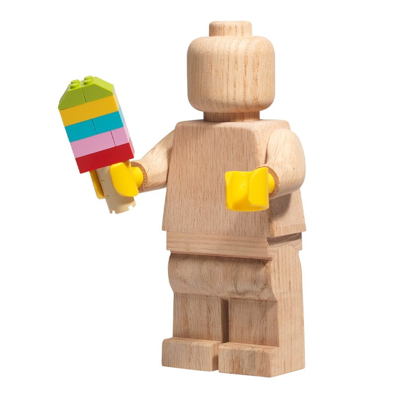 Lego Wooden minifigure, oak | Finnish Shop