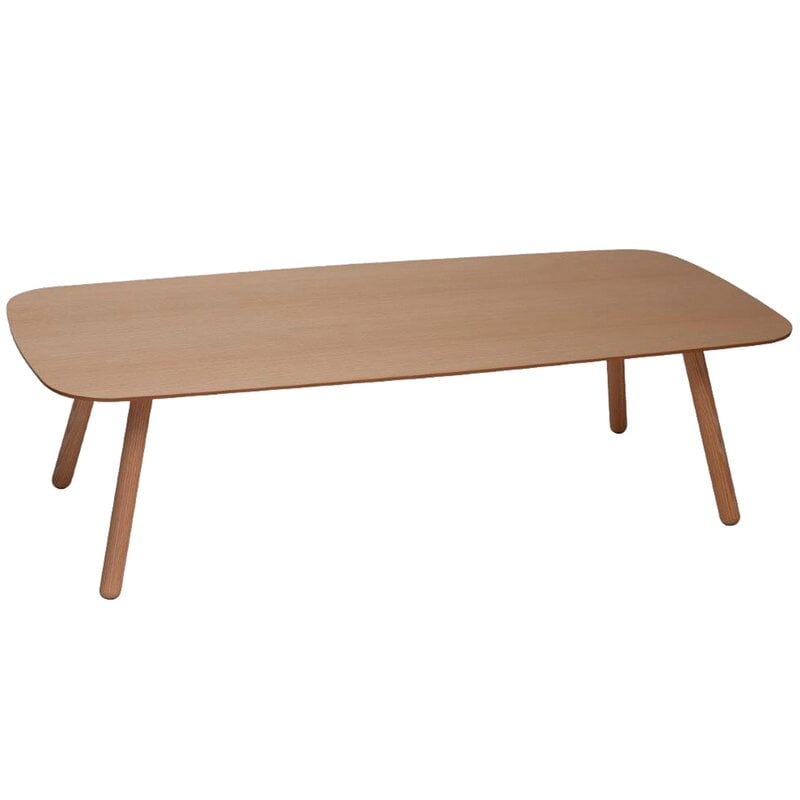 Inno Bondo Wood Coffee Table 120 Cm, Wooden Coffee Table Rounded Corners