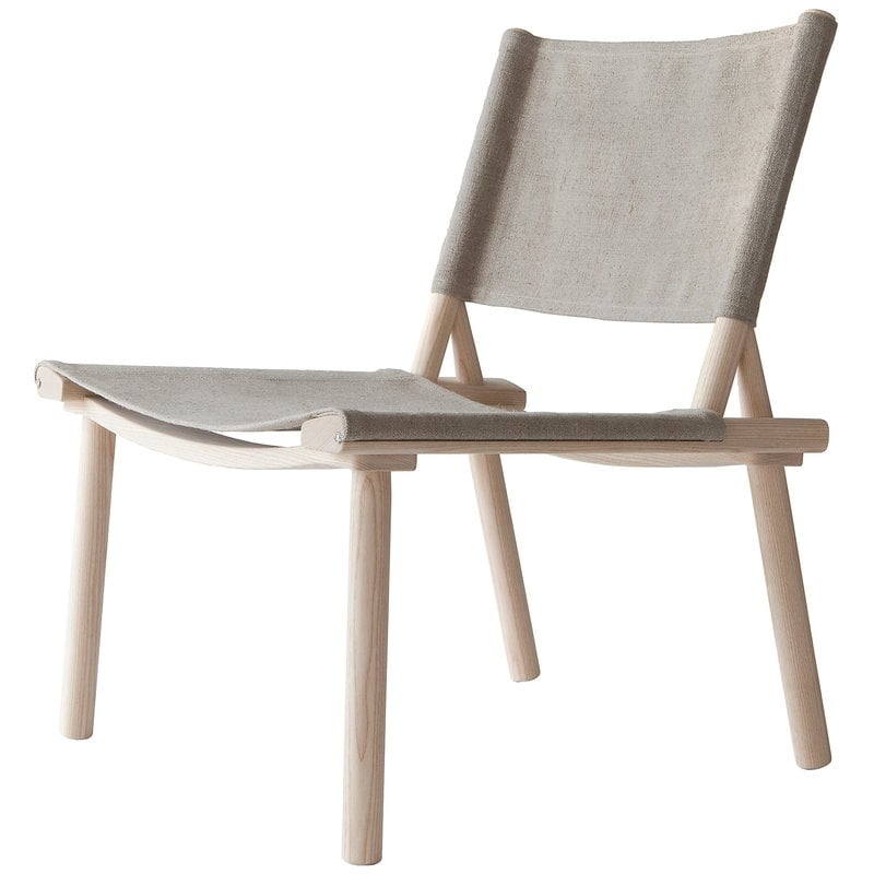 Nikari December Xl Chair Ash Linen Canvas Finnish Design Shop