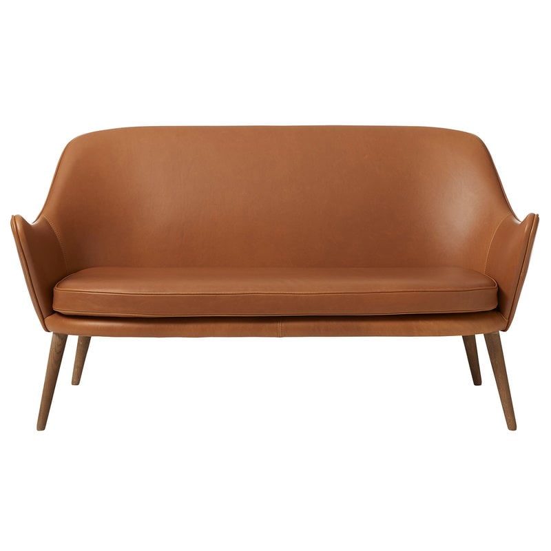 Warm Nordic Dwell 2 Seater Sofa Cognac, What Is A 2 Seater Sofa