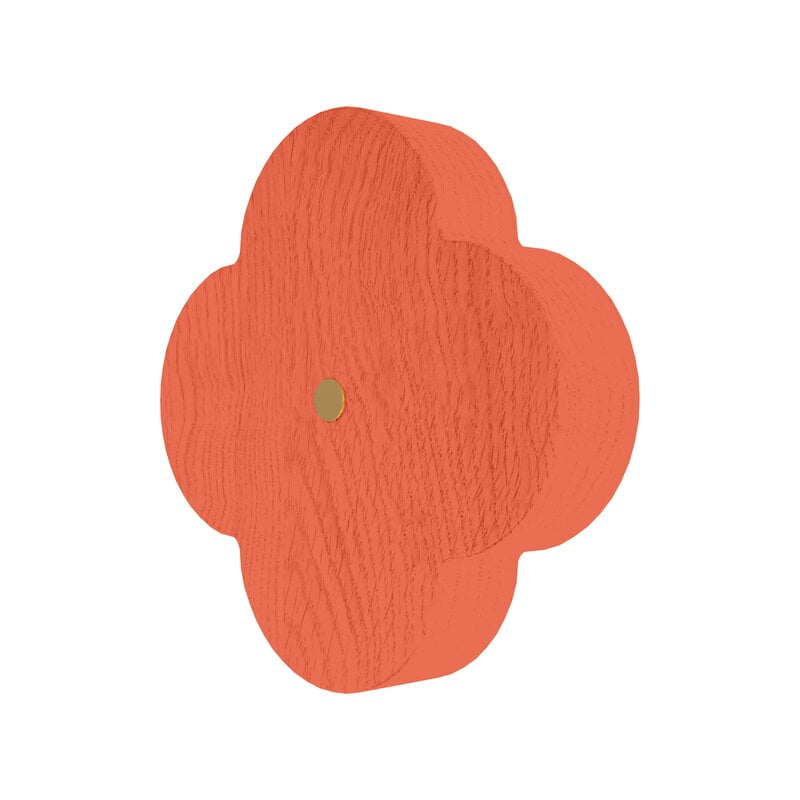 Hartô Andree coat hook, L, spiced coral, view 1
