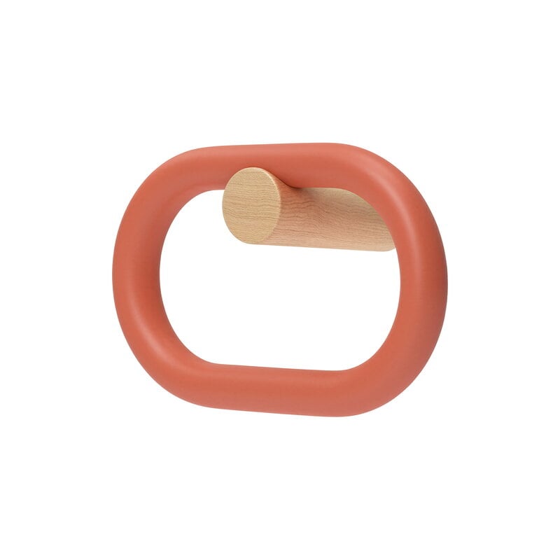 Hartô Fernand koukku, horizontal, saarni - spiced coral, näkymä 1
