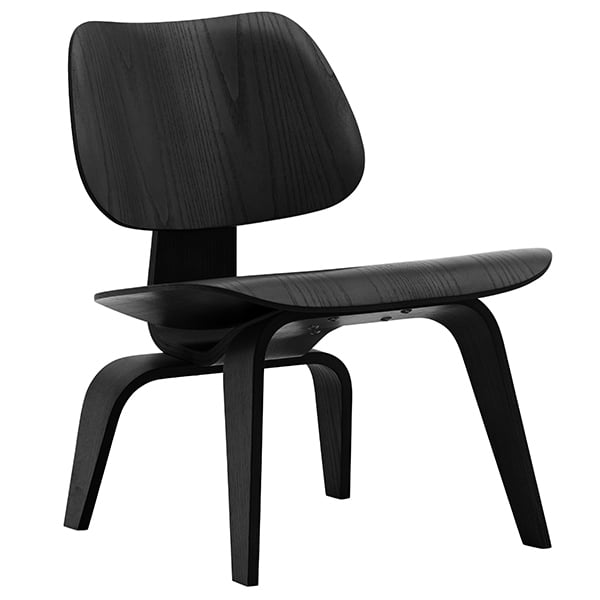 Vitra Plywood Group Lcw Lounge Chair, Eames Plywood Chair Black