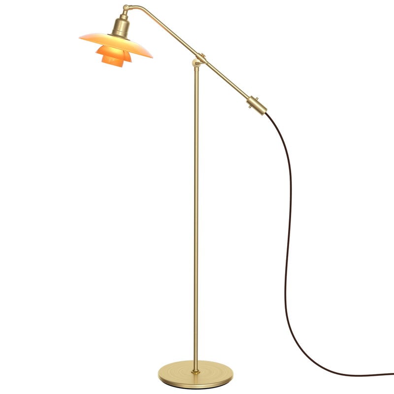 Louis Poulsen Ph 3 2 Floor Lamp The Water Pump Brass Amber