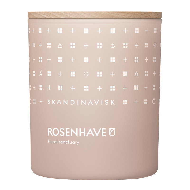 Skandinavisk Scented candle with lid, ROSENHAVE, large | Finnish Design Shop