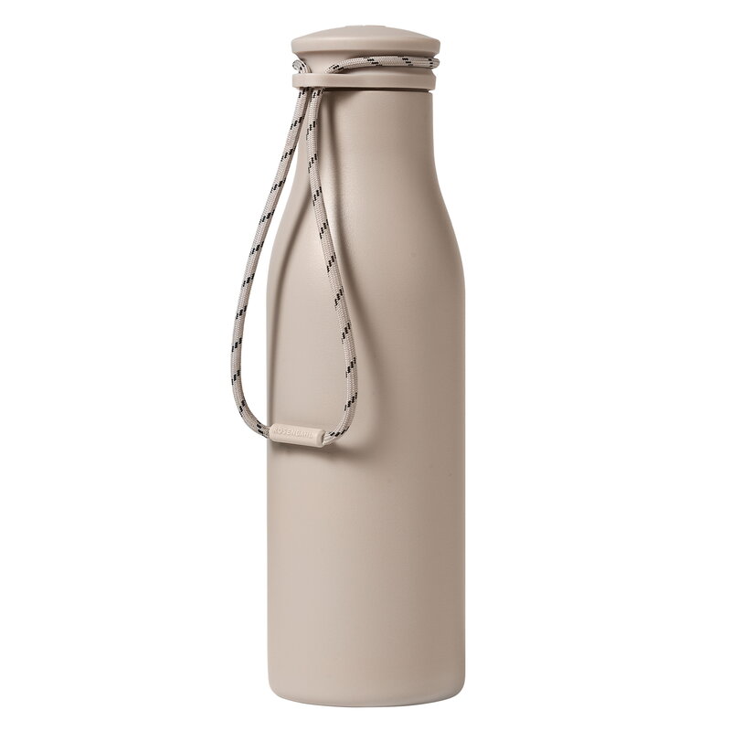 Sand Beige Water Bottle, Stainless Steel Bottle