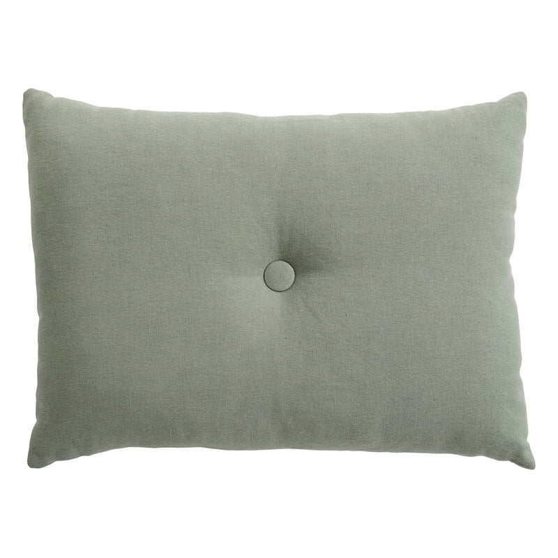 HAY Dot cushion, Linen, pine green | Finnish Design Shop