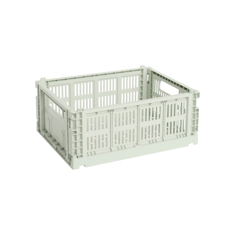 HAY Colour Crate, M, recycled plastic, mint, product image