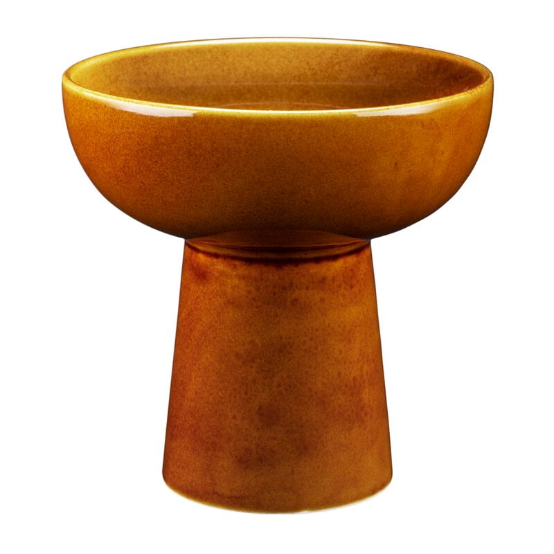 Arabia Kirnu decorative bowl, 16 x 16 cm, glossy brown, product image