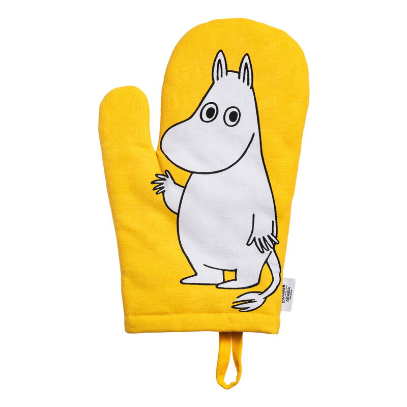Moomin Arabia Moomin oven mitten, 14 x 28 cm, Moomintroll, product image