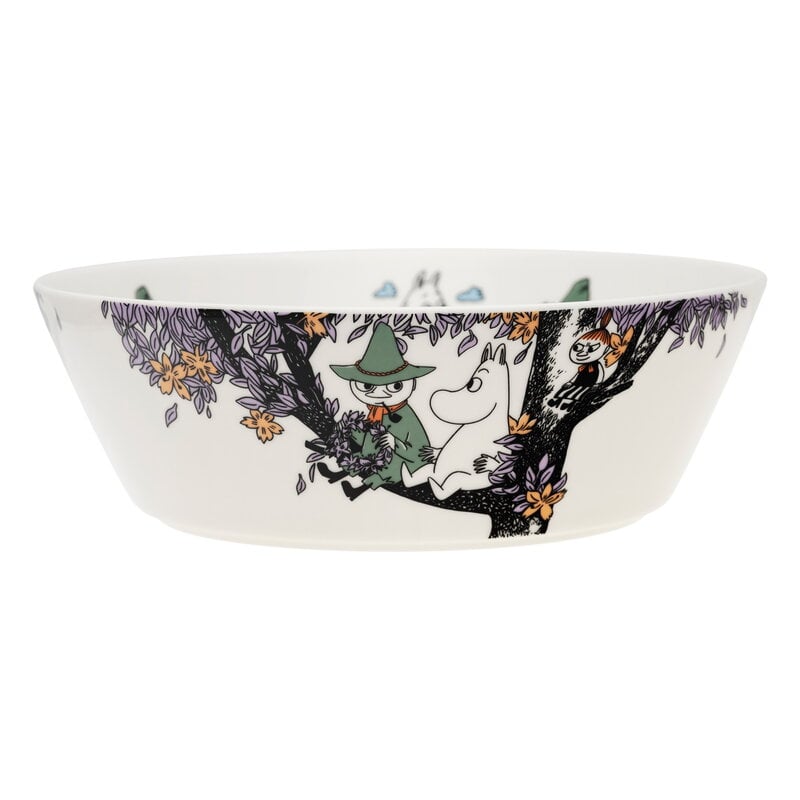 Moomin Arabia Muumi tarjoilukulho, Sydänystävät, näkymä 2