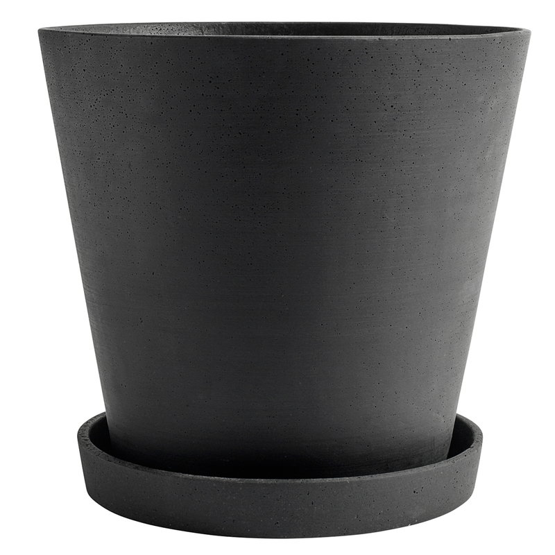 Sottovaso Rotondo Classico, Colore Nero, Elegante E Minimal Per Piante E Vasi