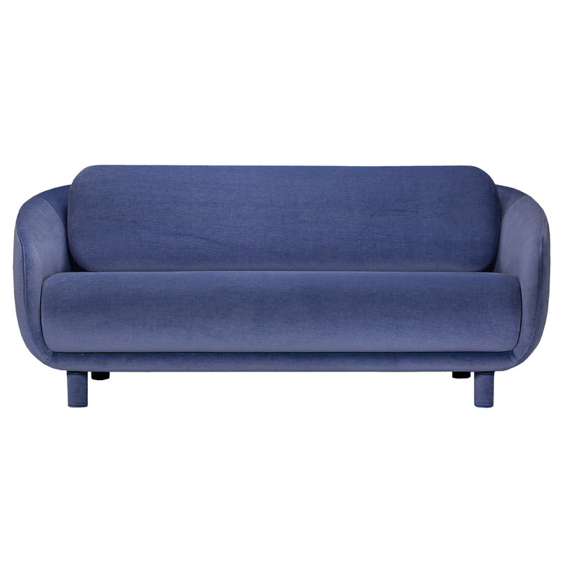 Hakola Bobo Velvet 2 Seater Sofa Lavender Birch Finnish Hakola Bobo Velvet 2 Seater Sofa
