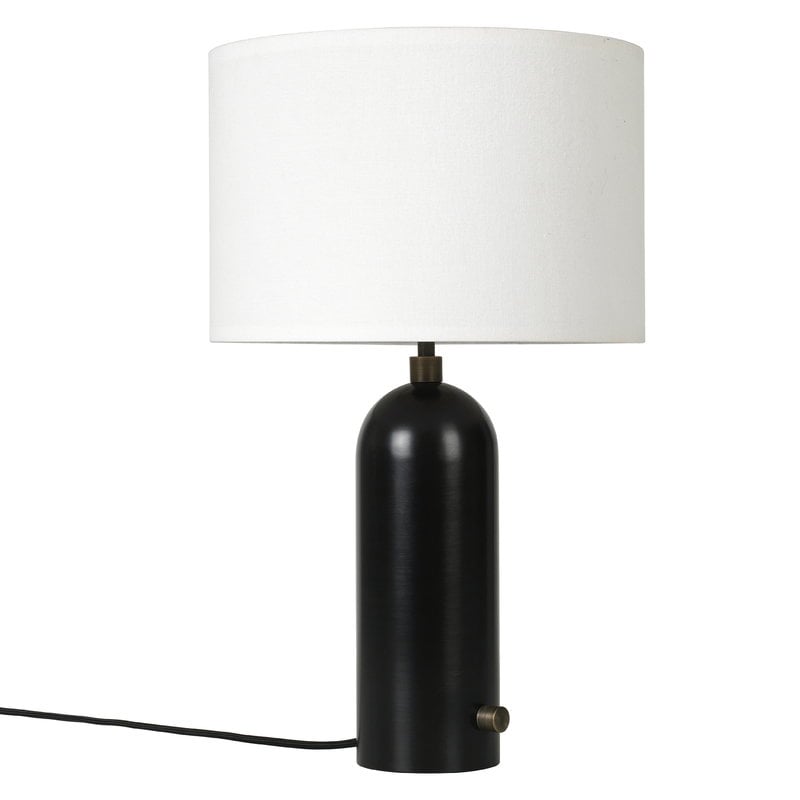 black and white table lamp