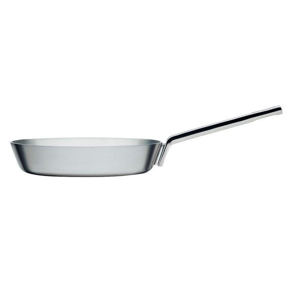 stainless steel frypan uncoated 24 cm medium induction –