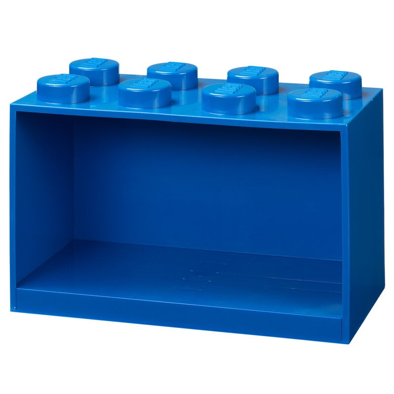 8 Knobs Room Copenhagen Lego Brick Stackable Shelf Blue 