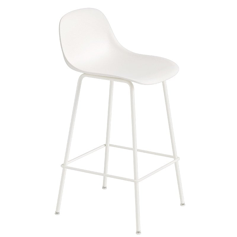 Muuto Fiber Counter Stool With Backrest, Bar Stool With Backrest Set Of 2 Colombia