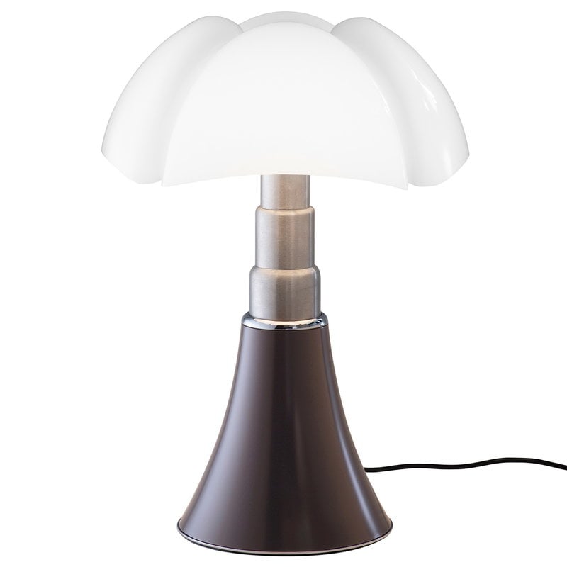 Martinelli Luce Pipistrello Led Table, Dark Brown Desk Lamp