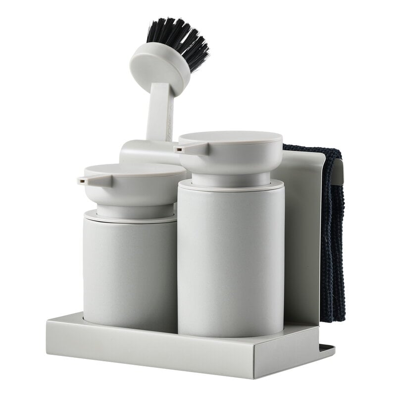 Zone Denmark Diish dishwashing set, 5 parts, warm grey | Finnish