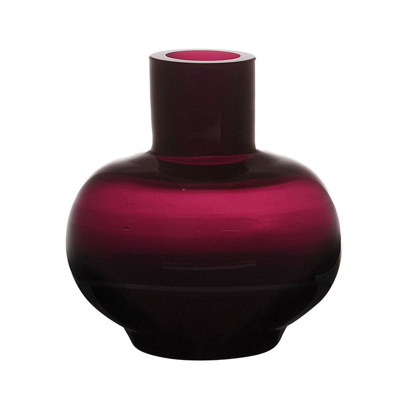 Marimekko Mini vase, burgundy Finnish Design Shop